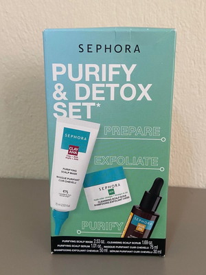 Sephora Collection Purify & Detox Set New Complete Hair Care
