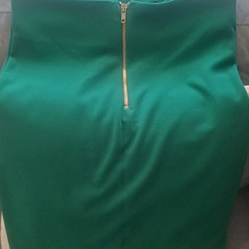 B.Younq green fitted midi skirt large used