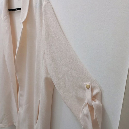 Dina women's long-sleeve jacket cardigan like new, soft pink, size XXL