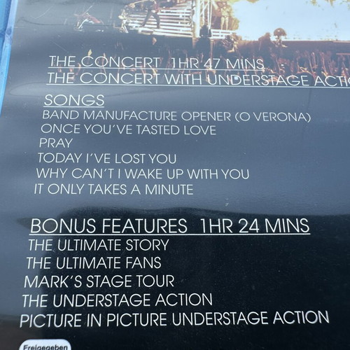 Take That The Ultimate Tour 2006 Blu-Ray like new