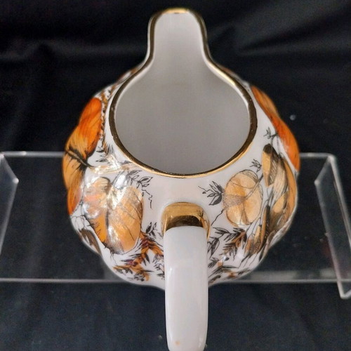 Vintage LFZ USSR tea set 3 pieces "Golden Autumn"