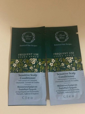 Fresh Line Cleo Sensitive Scalp Conditioner pack of 2 new