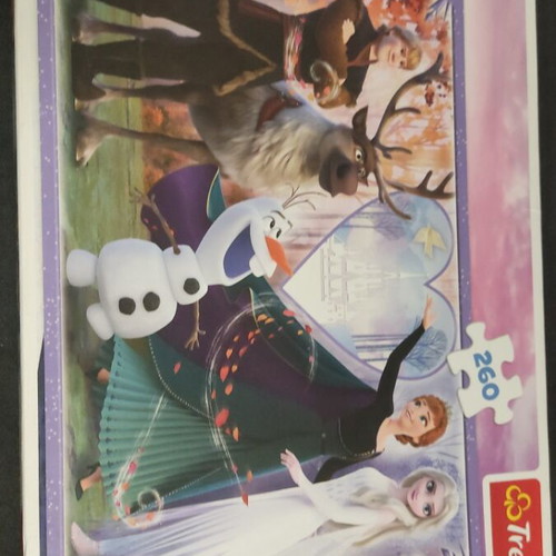 Frozen puzzle 260 pieces with Elsa and Anna