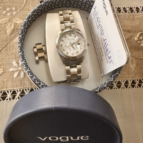 Vogue wristwatch, silver, women's
