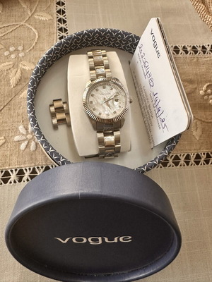 Vogue wristwatch, silver, women's