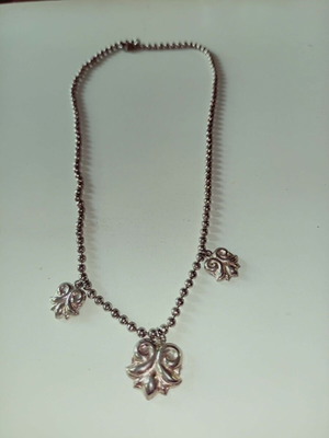 Necklace Apefton 925 Sterling Silver Vintage Style with 3 Motifs New
