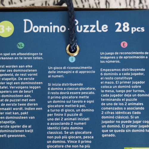 Domino Puzzle Djeco like new, animal theme