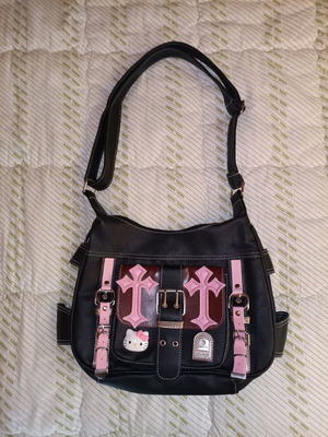 Hello Kitty Gothic Style Shoulder Bag