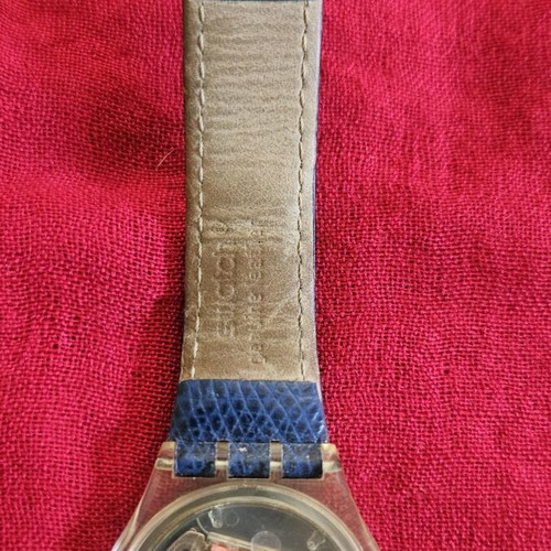 Swatch Ciel vintage wristwatch used, blue unisex