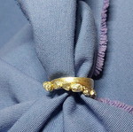 Women's silver ring unique, like new