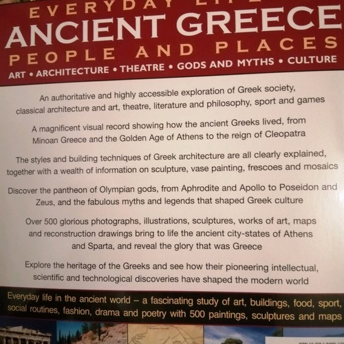 Coffee table book Life in Ancient Greece like new