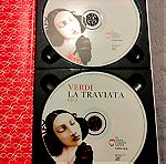  Verdi La traviata. 2cd μαζί με βιβλίο ενσωματωμένο στη θήκη.