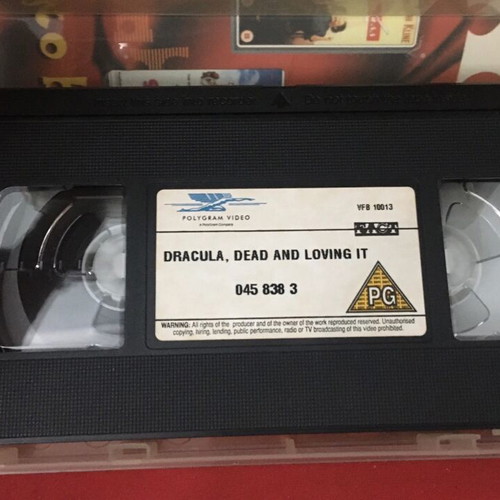 Dracula Dead and Loving It video cassette used, comedy