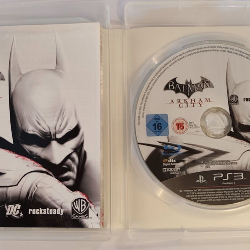 Batman Arkham City PS3 game like new with manual