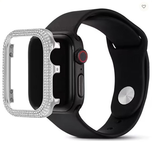 Swarovski Millenia Case Watch Accessory for Apple Watch 40mm Silver-tone