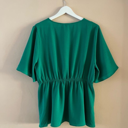 Simply Be 4XL green top new with tags