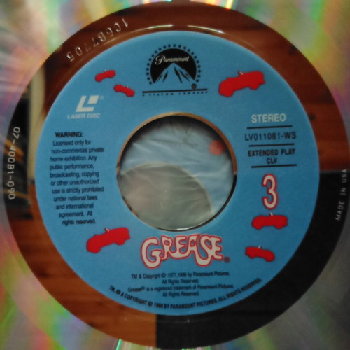 Grease LaserDisc like new