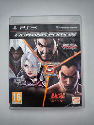 Fighting Edition PS3 игра като ново, Tekken Tag Tournament 2, SoulCalibur V, Tekken 6