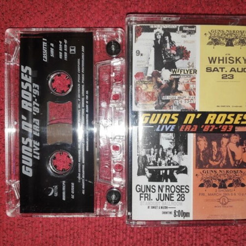 Guns n Roses Live Era cassette used in good condition