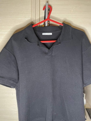 Polo Zara T-shirt σαν καινούργιο, μαύρο, μέγεθος M