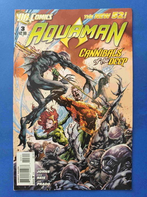 Aquaman 3 comic used, 1st full appearance of Dr. Stephen Shin