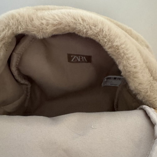 Kids backpack teddy bear plush beige brown Zara new without tag