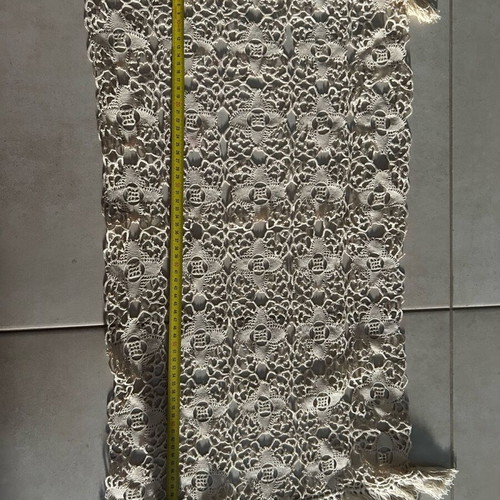 Beige Crochet Table Runner handmade, new