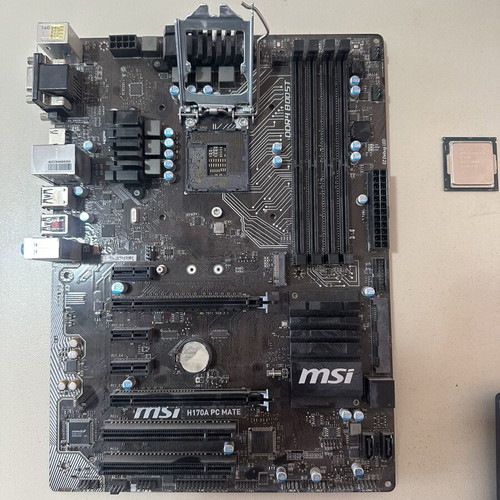 Intel i5 6500 CPU with MSI H170A PC Mate motherboard, defective pins