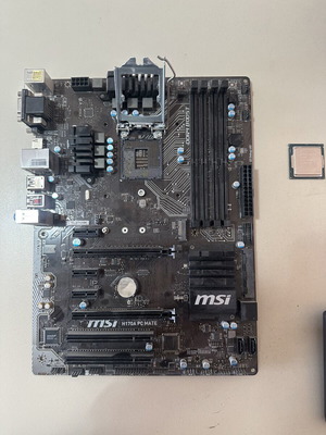 Intel i5 6500 CPU with MSI H170A PC Mate motherboard, defective pins