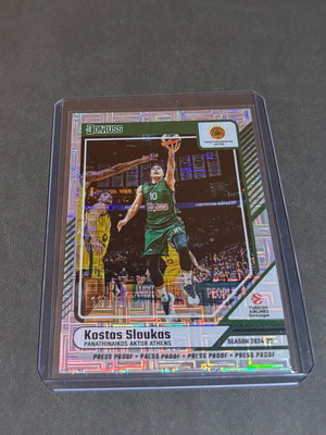Συλλεκτική κάρτα Kostas Sloukas Euroleague 2024-25 Press Proof σαν καινούργιο
