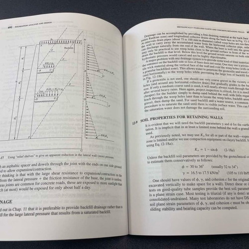 Foundation Analysis and Design by Joseph E. Bowles 5th Edition new