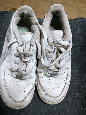 Nike Air Force One shoes size 40 used, white