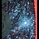 Blue sequin top new with tag
