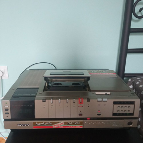 Sony Betamax Video Cassette Recorder SL-T7MER used
