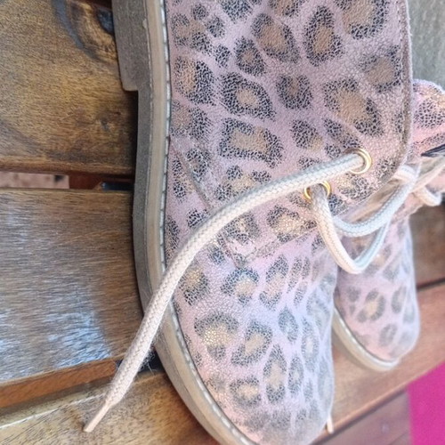 Eb Shoes leather girls' boots size 30 used pink and gold