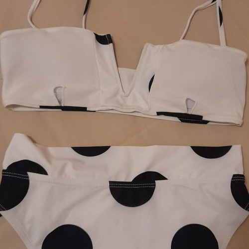 High-waisted swimsuit