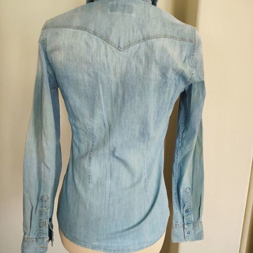 Fay light blue women's denim shirt size S like new