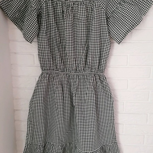 Sfera off-shoulder mini dress like new, black