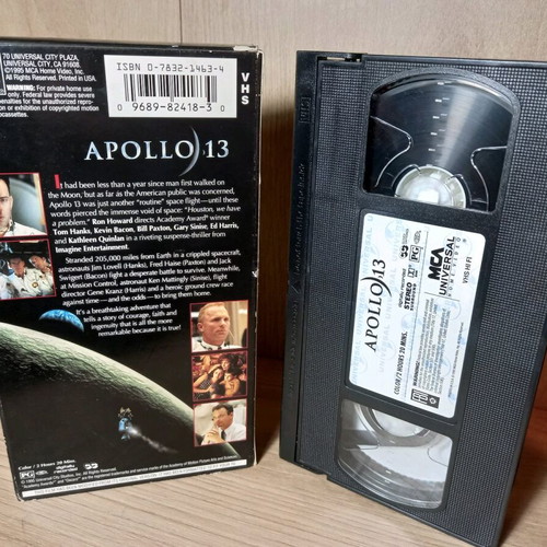 Apollo 13 VHS used, English version without subtitles