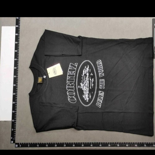 Corteiz Alcatraz Graphic T-Shirt New With Tag, Size Medium, Black