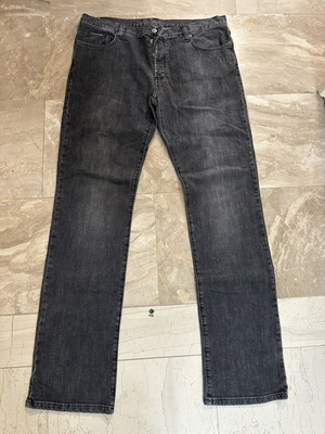 Navy & Green men's jeans like new, size L, black and gray