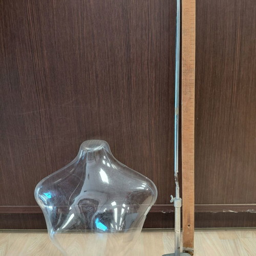 Vintage stand for shirt with metal base used, 1970s