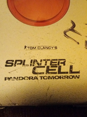 Splinter Cell Pandora Tomorrow CD case collectible used