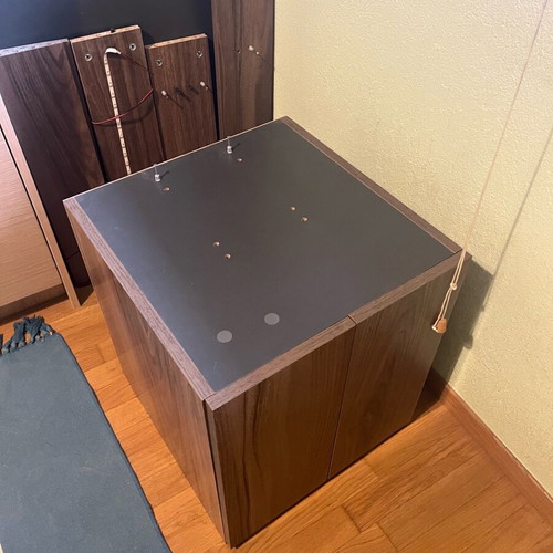 Gaming study desk with LED lighting like new, modern design