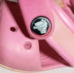 Πέδιλα Crocs Crocband παιδικά μεταχειρισμένα, ροζ, νούμερο 23-24