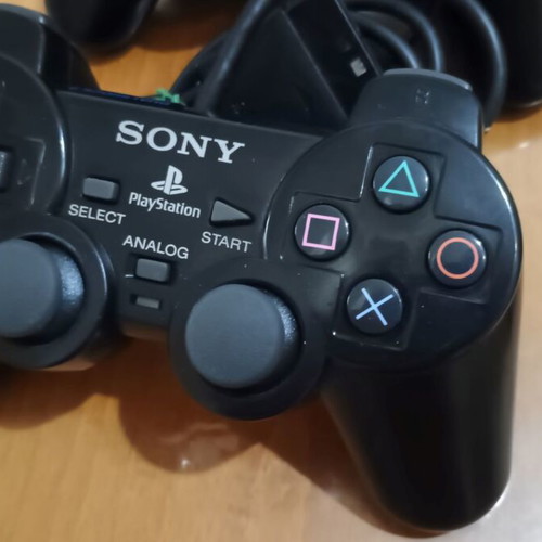 Sony DualShock 2 transparent black controllers, pack of 2