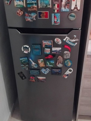 Refrigerator two-door 1.40m height x 0.55m like new