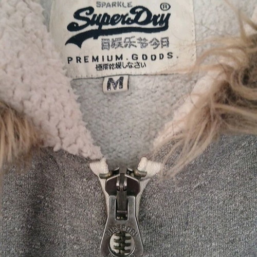 Superdry women's grey jacket like new