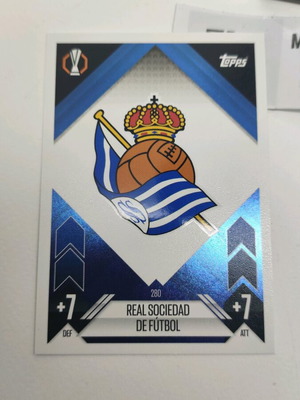 Συλλεκτική κάρτα Topps Match Attax 24/25 Real Sociedad de Fútbol σαν καινούργιο
