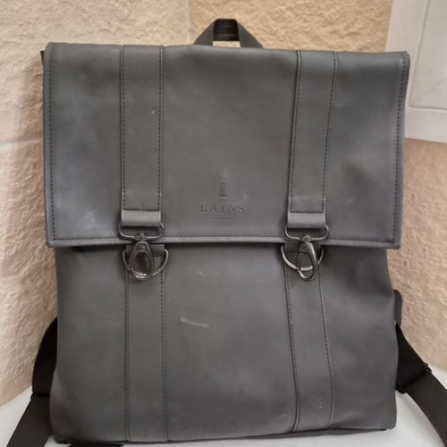 Rains Waterproof Laptop Backpack 21L used, unisex anthracite